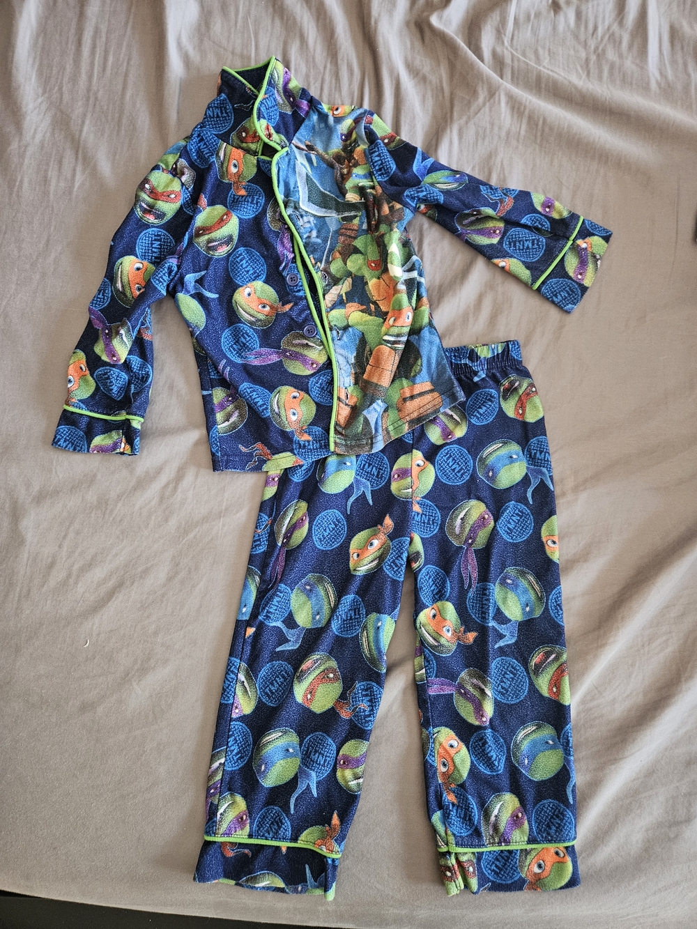 Nickelodeon Teenage Mutant Ninja Turtles Kids Pajama Set 4T